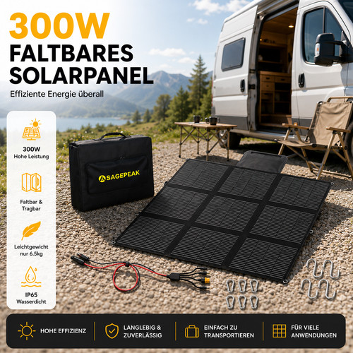 300w solarmodul faltbar - 300w,