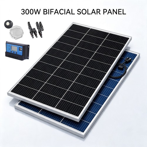 300w monokristallin solarmodul - 300w,