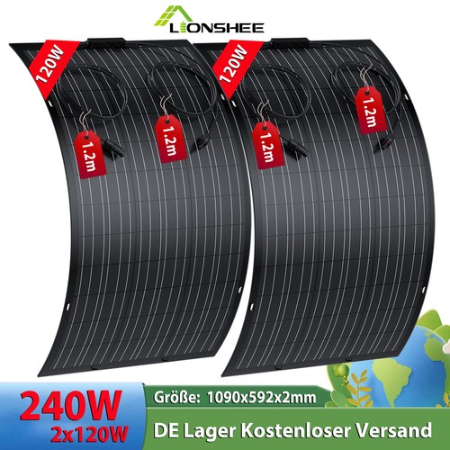 240w flex solarpanel - 240w, flexibel