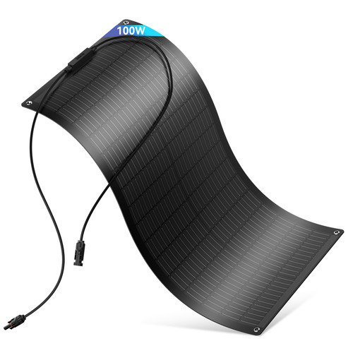 100w 12v flexibel solarmodul - 100w,